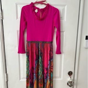 Rare Beautiful 1970’s Vintage Long Gown